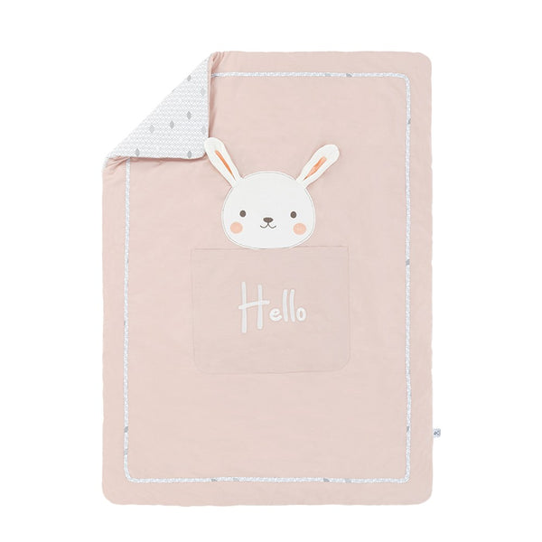 Gezenbebe Hero Nakışlı Bebek & Çocuk Yorganı (100x135) Bunny