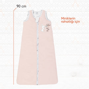 Gezenbebe Hero Nakışlı Bebek Uyku Tulumu (90cm) Bunny