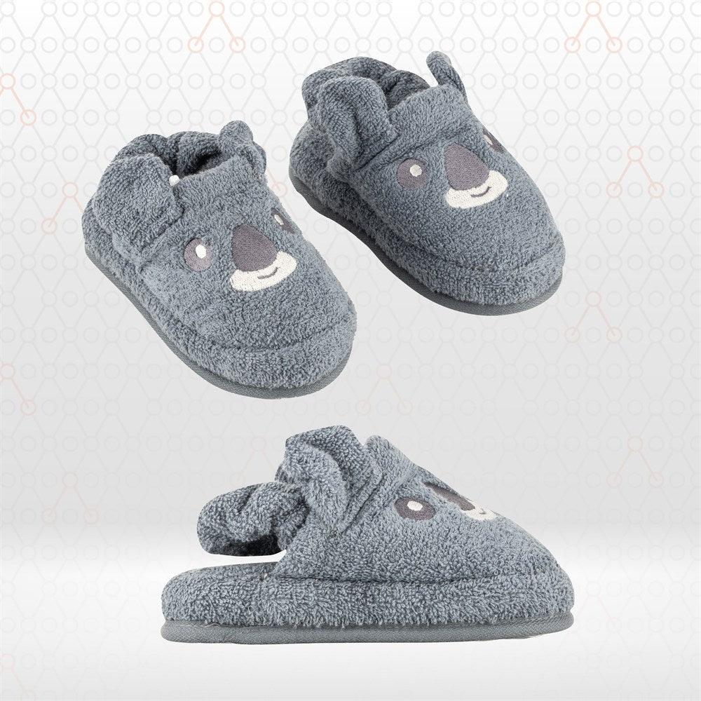 Gezenbebe Hero Nakışlı Havlu Çocuk Terlik Koala