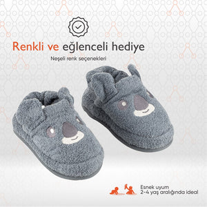 Gezenbebe Hero Nakışlı Havlu Çocuk Terlik Koala