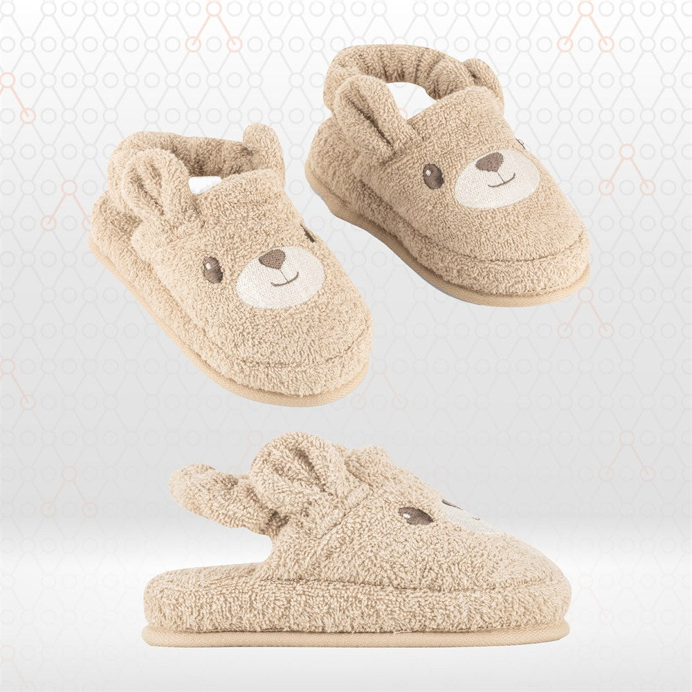 Gezenbebe Hero Nakışlı Havlu Çocuk Terlik Teddy