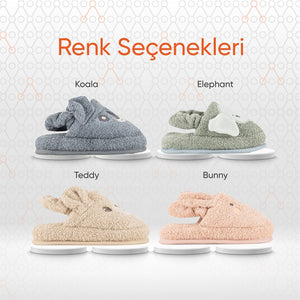 Gezenbebe Hero Nakışlı Havlu Çocuk Terlik Teddy