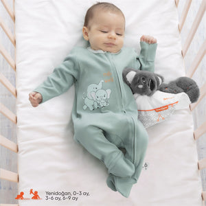 Gezenbebe Hero Uzun Kollu Bebek Tulumu Bunny