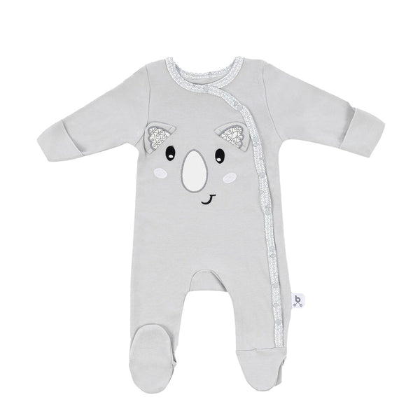 Gezenbebe Hero Uzun Kollu Nakışlı Bebek Tulumu Koala
