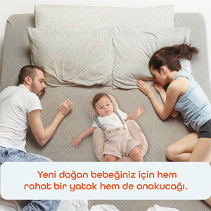 Gezenbebe Homy Taşınabilir Yenidoğan Yatağı Mist