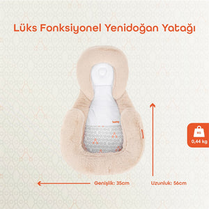 Gezenbebe Homy Taşınabilir Yenidoğan Yatağı Mist