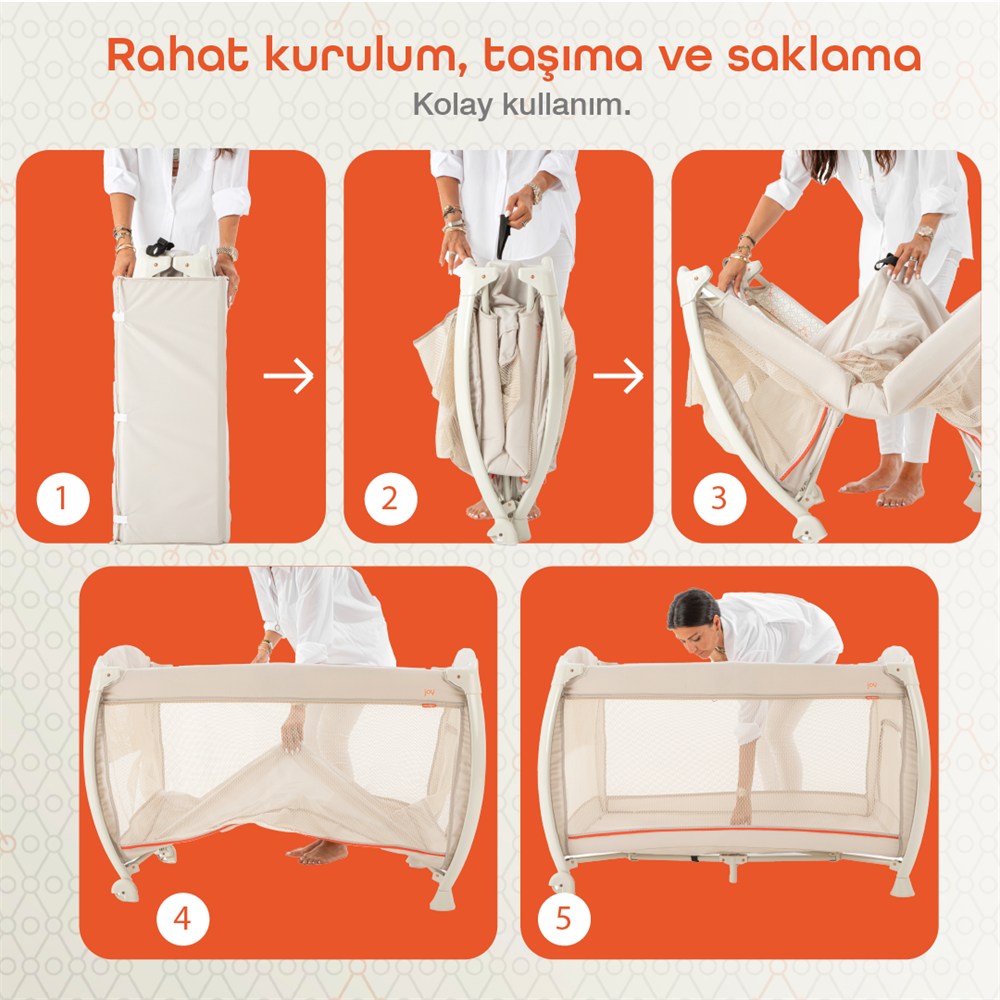 Gezenbebe Joy Oyun Parkı & Seyahat Yatağı - Charcoal