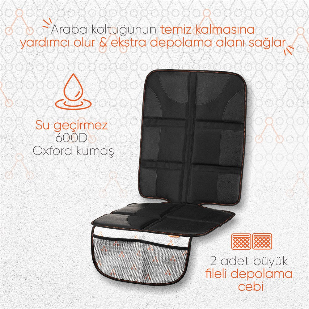 Gezenbebe Kalın Pedli Araba Koltuk Koruyucu