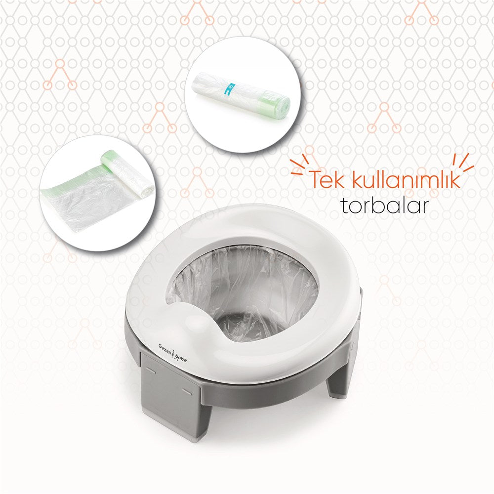 Gezenbebe Katlanabilir Seyahat Çocuk Tuvaleti