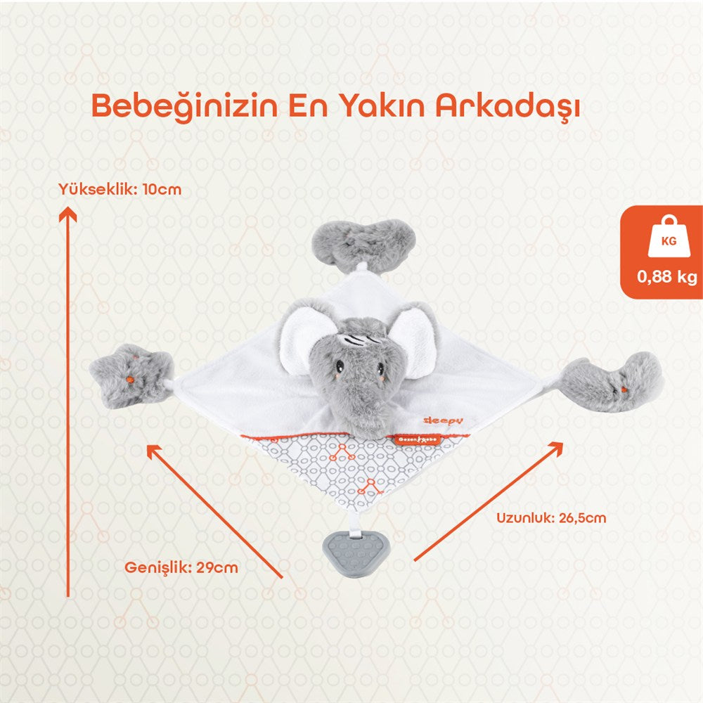 Gezenbebe Sleepy Uyku Arkadaşı - Elephant