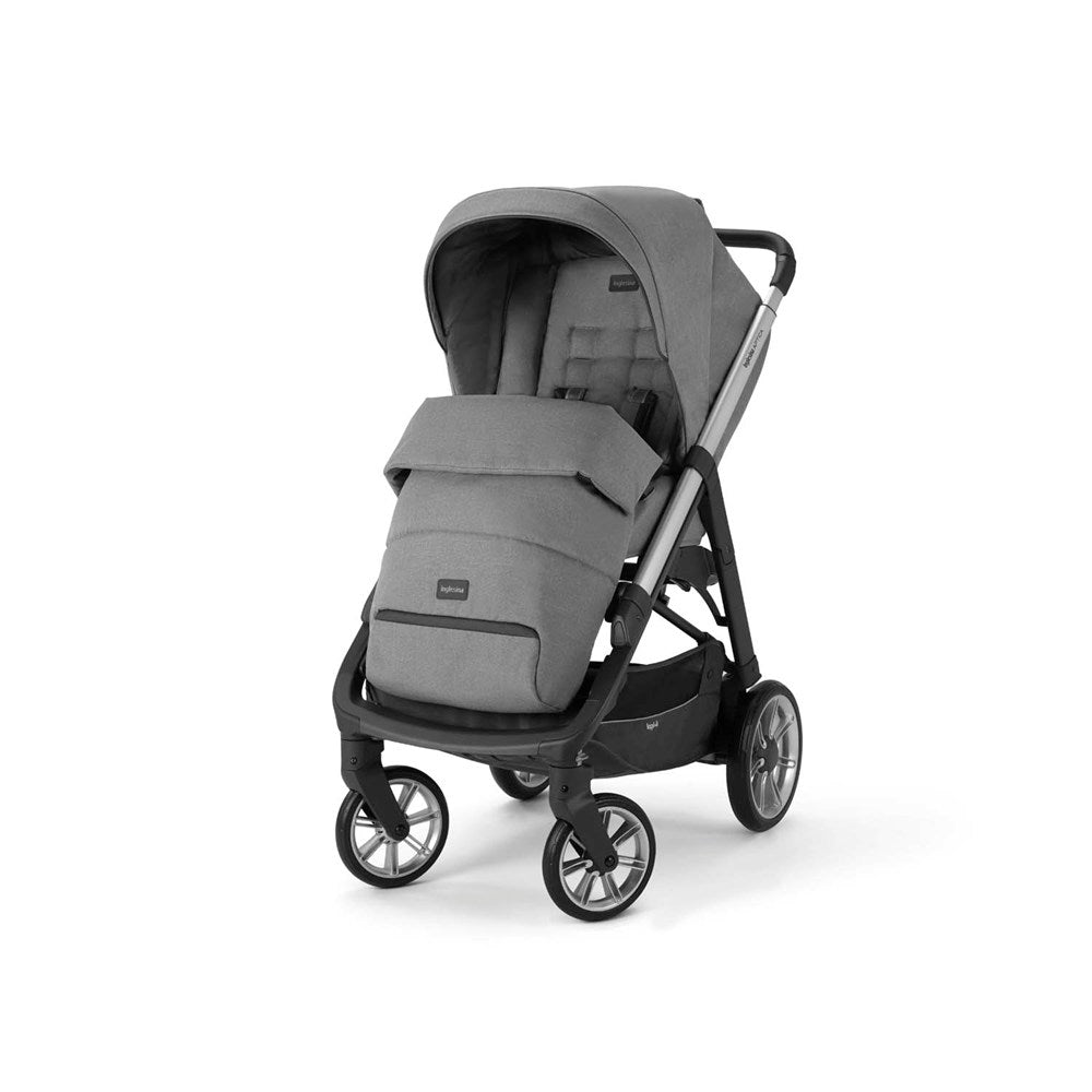 Inglesina Aptica Tek El Tek Hamle ile Katlanıp Açılan Çift Yön Bebek Arabası - Kensington Grey