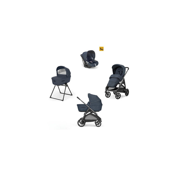 Inglesina Aptica Glam Bebek Arabası & Darwin Recline Ana Kucaklı 4'lü Sistem - Resort Blue