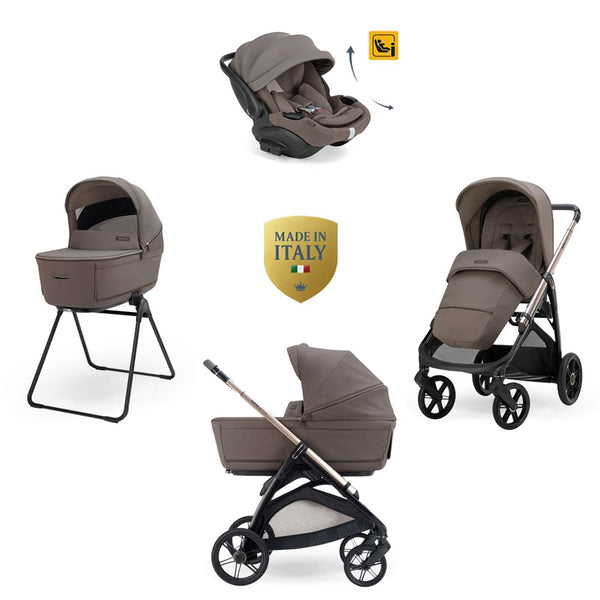 Inglesina Aptica Glam Bebek Arabası & Darwin Recline Evo Ana Kucaklı 4'lü Sistem - Essence Mokka