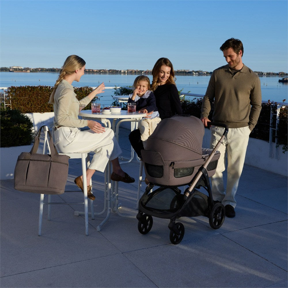 Inglesina Aptica Glam Bebek Arabası & Darwin Recline Evo Ana Kucaklı 4'lü Sistem - Essence Mokka