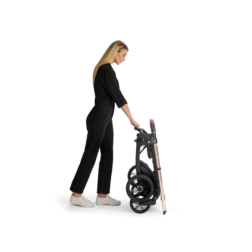 Inglesina Aptica Glam Tek El ile Açılabilen Çift Yön Bebek Arabası Yatabilen Ana Kucağı Baza 3lü Set - Pashmina Beige