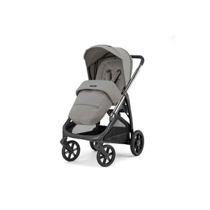 Inglesina Aptica Glam Tek El ile Açılabilen Çift Yön Bebek Arabası Yatabilen Ana Kucağı Baza 3lü Set - Platinum Grey