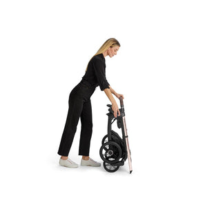 Inglesina Aptica Glam Tek El Tek Hamle ile Katlanıp Açılan Çift Yön Bebek Arabası Ana Kucağı Hediyeli - Platinum Grey