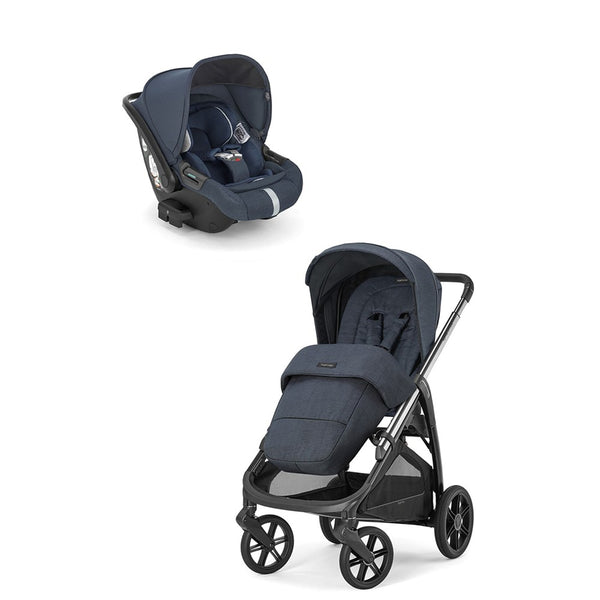 Inglesina Aptica Glam Tek El Tek Hamle ile Katlanıp Açılan Çift Yön Bebek Arabası Ana Kucağı Hediyeli - Resort Blue