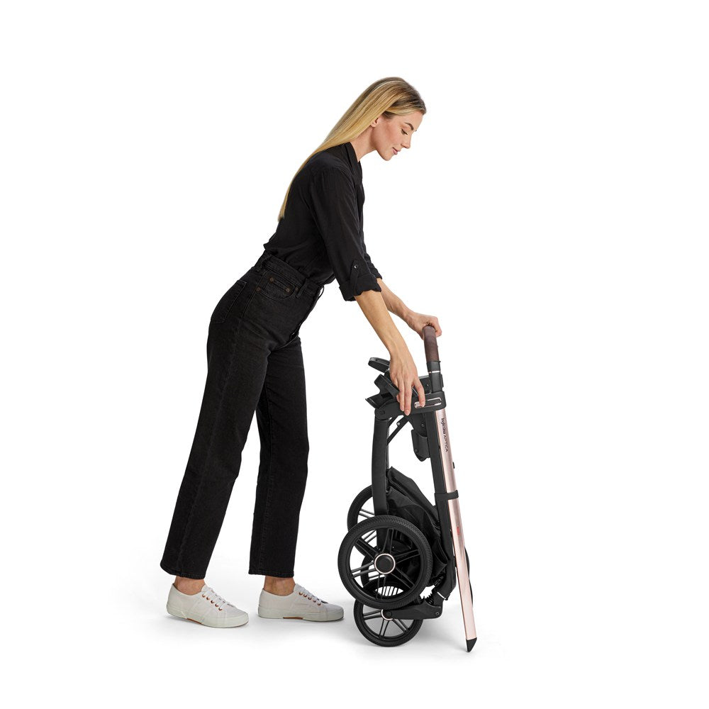 Inglesina Aptica Glam Tek El Tek Hamle ile Katlanıp Açılan Çift Yön Bebek Arabası - Emerald Green