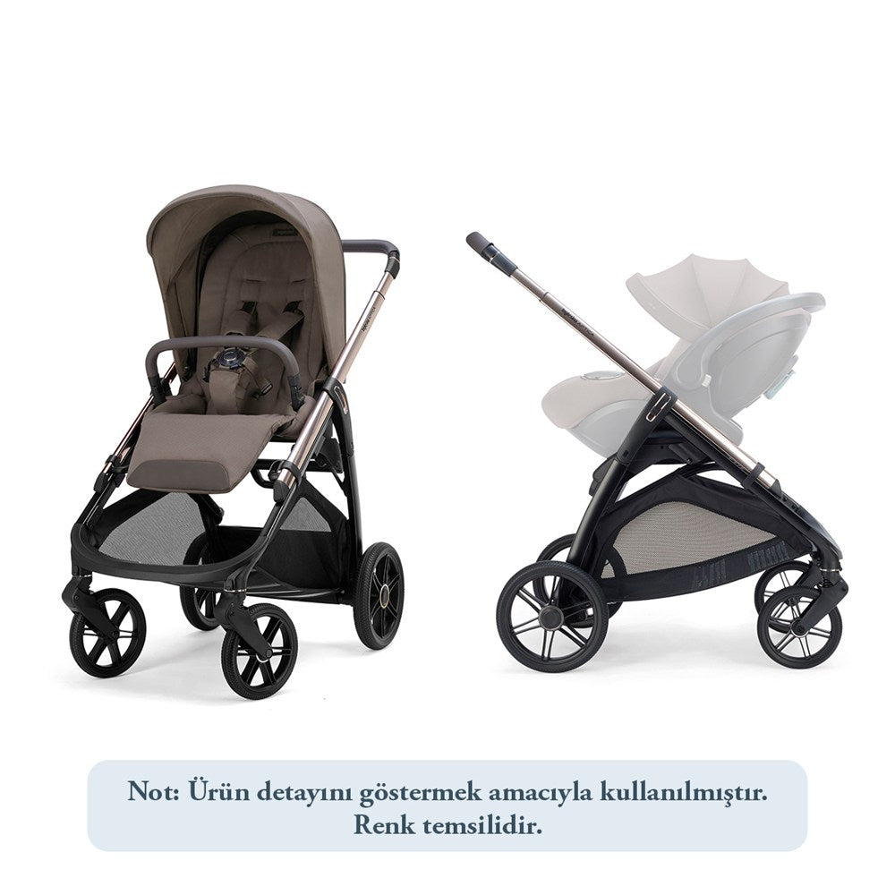 Inglesina Aptica Glam Tek El Tek Hamle ile Katlanıp Açılan Çift Yön Bebek Arabası - Ivy Green