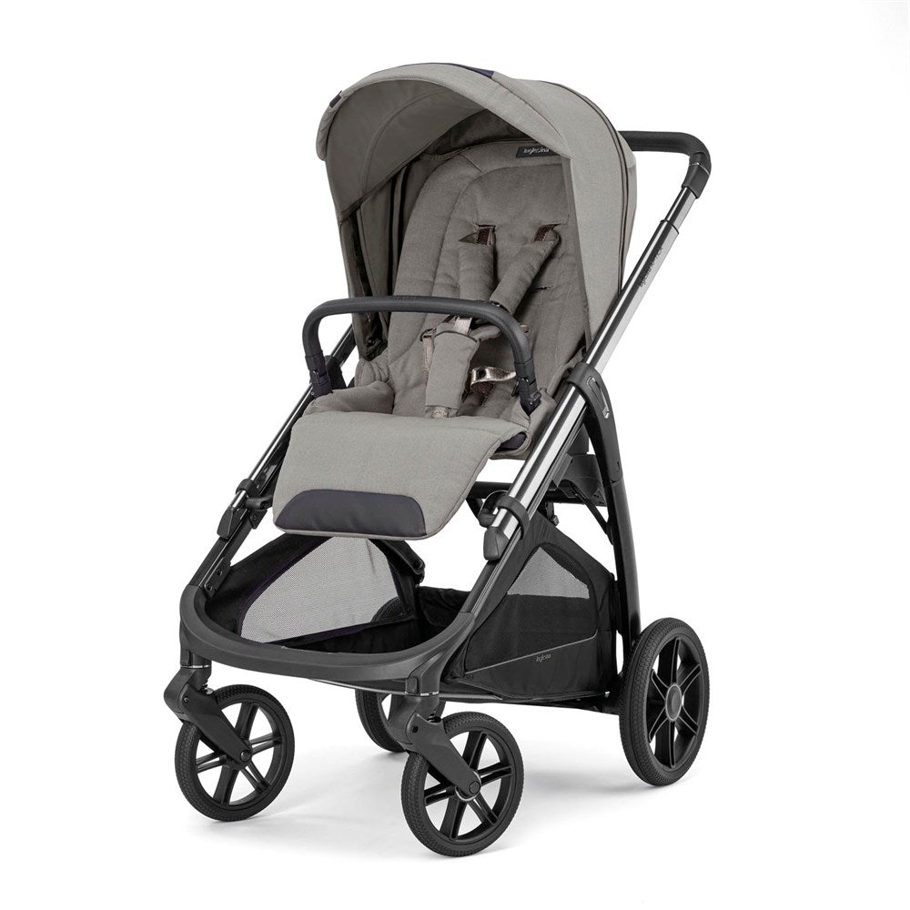 Inglesina Aptica Glam Tek El Tek Hamle ile Katlanıp Açılan Çift Yön Bebek Arabası - Platinum Grey