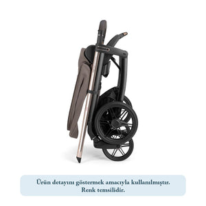 Inglesina Aptica Glam Tek El Tek Hamle ile Katlanıp Açılan Çift Yön Bebek Arabası - Sapphire Blue