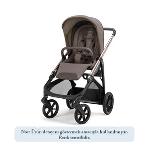 Inglesina Aptica Glam Tek El Tek Hamle ile Katlanıp Açılan Çift Yön Bebek Arabası - Sapphire Blue