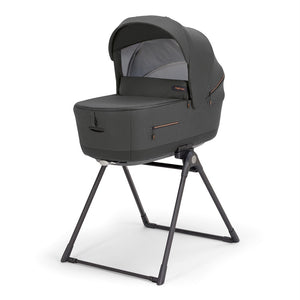 Inglesina Aptica XT Bebek Arabası & Darwin Ana Kucaklı, Portbebeli, Stantlı, 4'lü Sistem - Magnet Grey