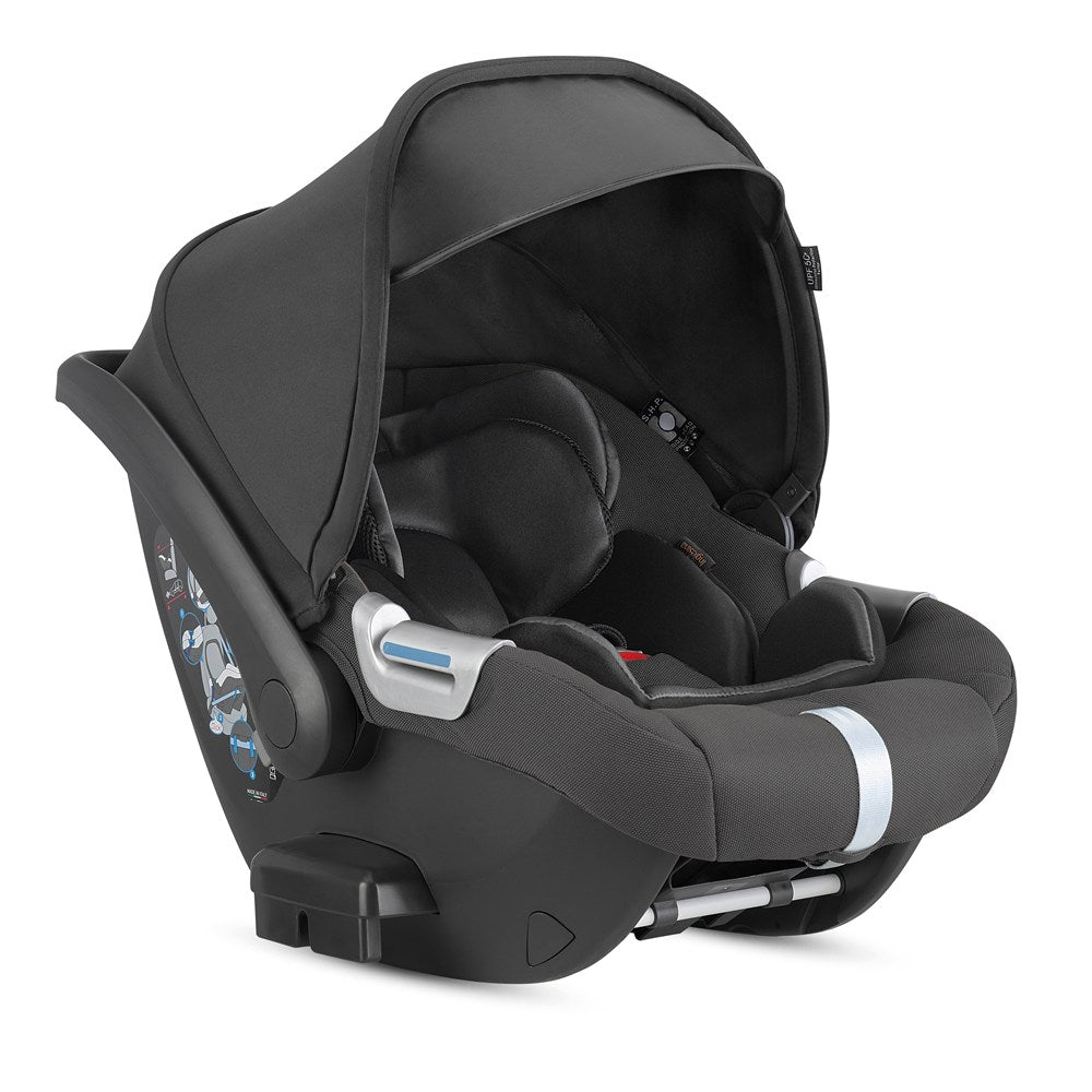 Inglesina Aptica XT Bebek Arabası & Darwin Ana Kucaklı, Portbebeli, Stantlı, 4'lü Sistem - Magnet Grey