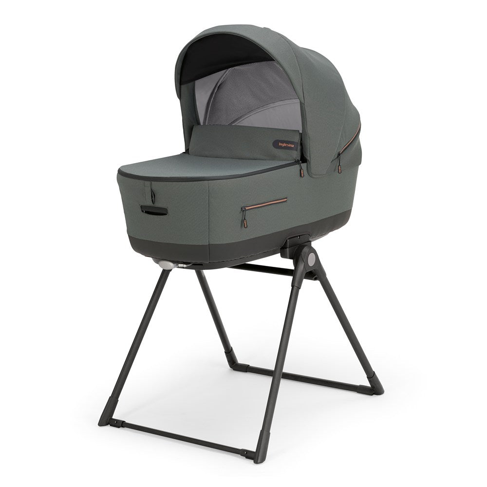 Inglesina Aptica XT Bebek Arabası & Darwin Ana Kucaklı, Portbebeli, Stantlı, 4'lü Sistem - Taiga Green
