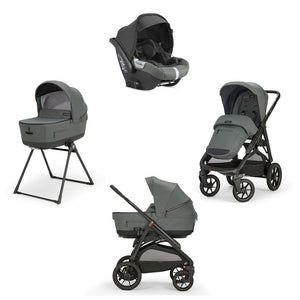 Inglesina Aptica XT Bebek Arabası & Darwin Ana Kucaklı, Portbebeli, Stantlı, 4'lü Sistem - Taiga Green