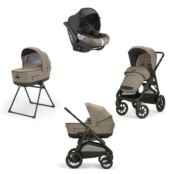 Inglesina Aptica XT Bebek Arabası & Darwin Ana Kucaklı, Portbebeli, Stantlı, 4'lü Sistem - Tuareg Beige