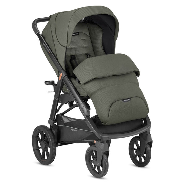 Inglesina Aptica XT Tek El Tek Hamle ile Katlanıp Açılan Çift Yön Bebek Arabası - Sequoia Green