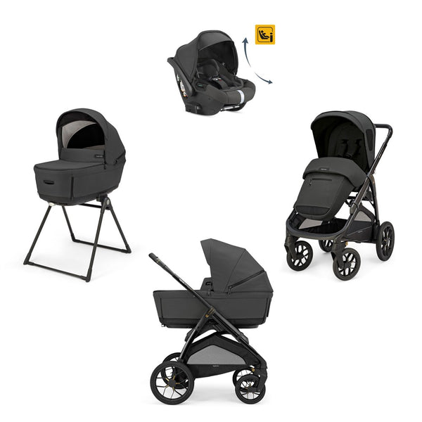 Inglesina Aptica XT Glam Bebek Arabası & Darwin Recline Ana Kucaklı 4'lü Sistem - Magnet Grey