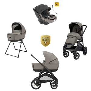 Inglesina Aptica XT Glam Bebek Arabası Darwin Recline Evo 4'lü Sistem - Tundra Beige
