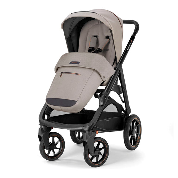 Inglesina Aptica XT Glam Tek El Tek Hamle ile Katlanıp Açılan Çift Yön Bebek Arabası - Tundra Beige