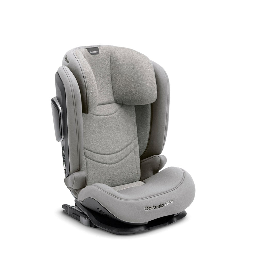 Inglesina Cartesio i-Size Isofix Oto Koltuğu 100-150 cm (3-12 Yaş) 7 Kademe Baş Desteği - Moon Grey