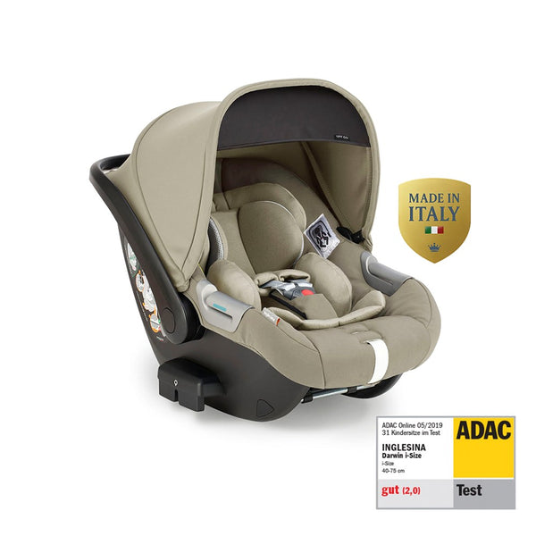Inglesina Darwin Infant i-Size Gr 0+ Bebek Ana Kucağı ve Oto Koltuğu 40-75 cm - Hangar Beige