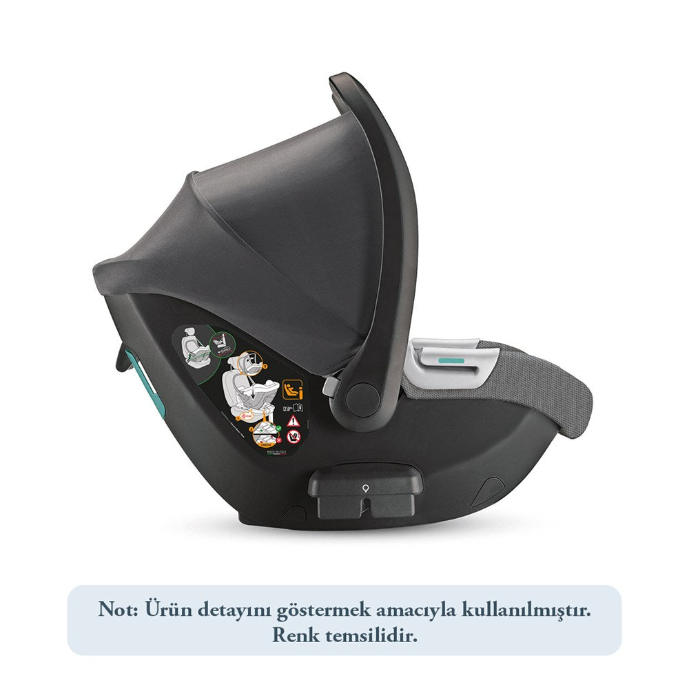 Inglesina Darwin Infant i-Size Gr 0+ Bebek Ana Kucağı ve Oto Koltuğu 40-75 cm - Loft Green