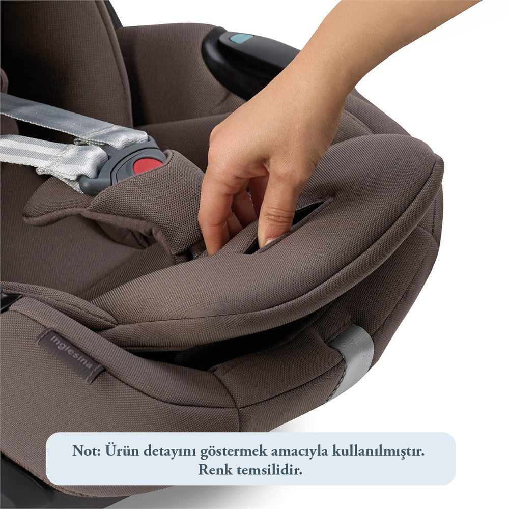 Inglesina Darwin Infant Recline Evo i-Size Gr 0+ Yatırılabilen Bebek Ana Kucağı ve Oto Koltuğu 40-87 cm - Ivy Green