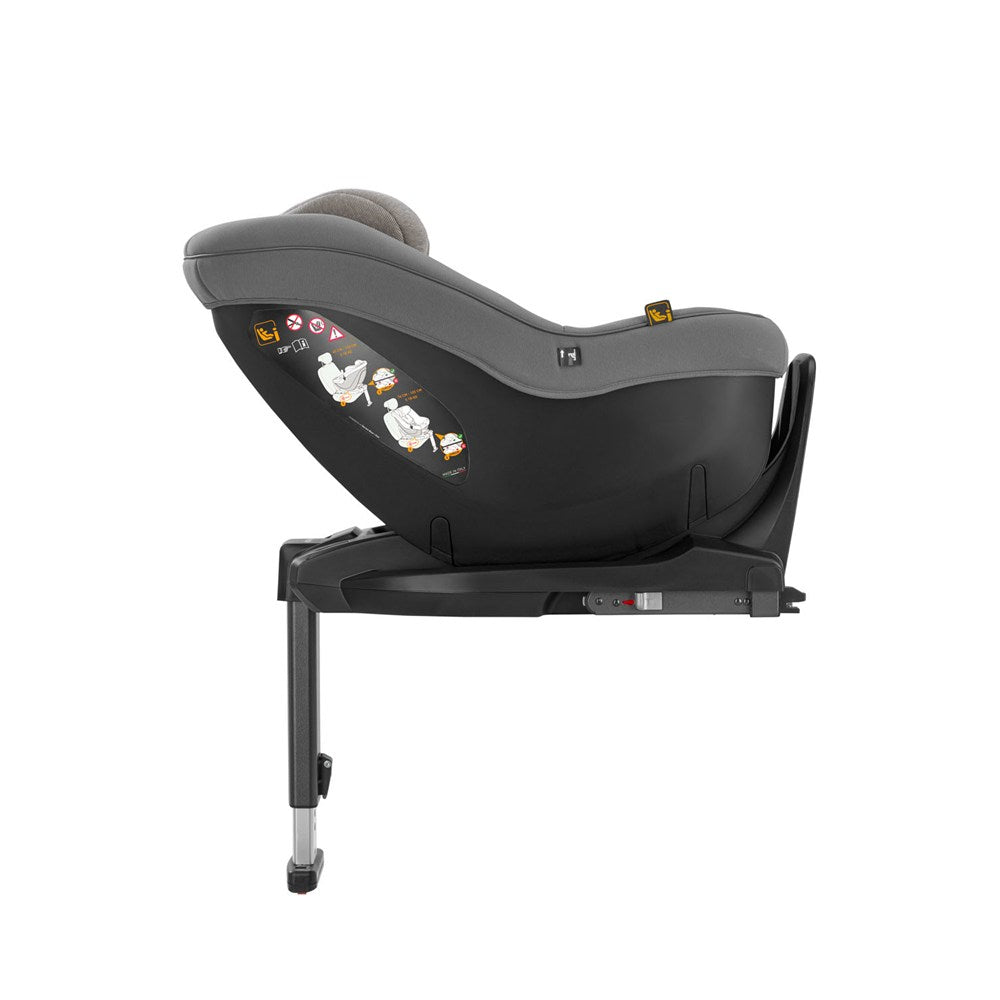 Inglesina Darwin Next Stage i-Size Bebek Oto Koltuğu 40-105 cm Çift Yön/360° Kullanım - Stone Grey