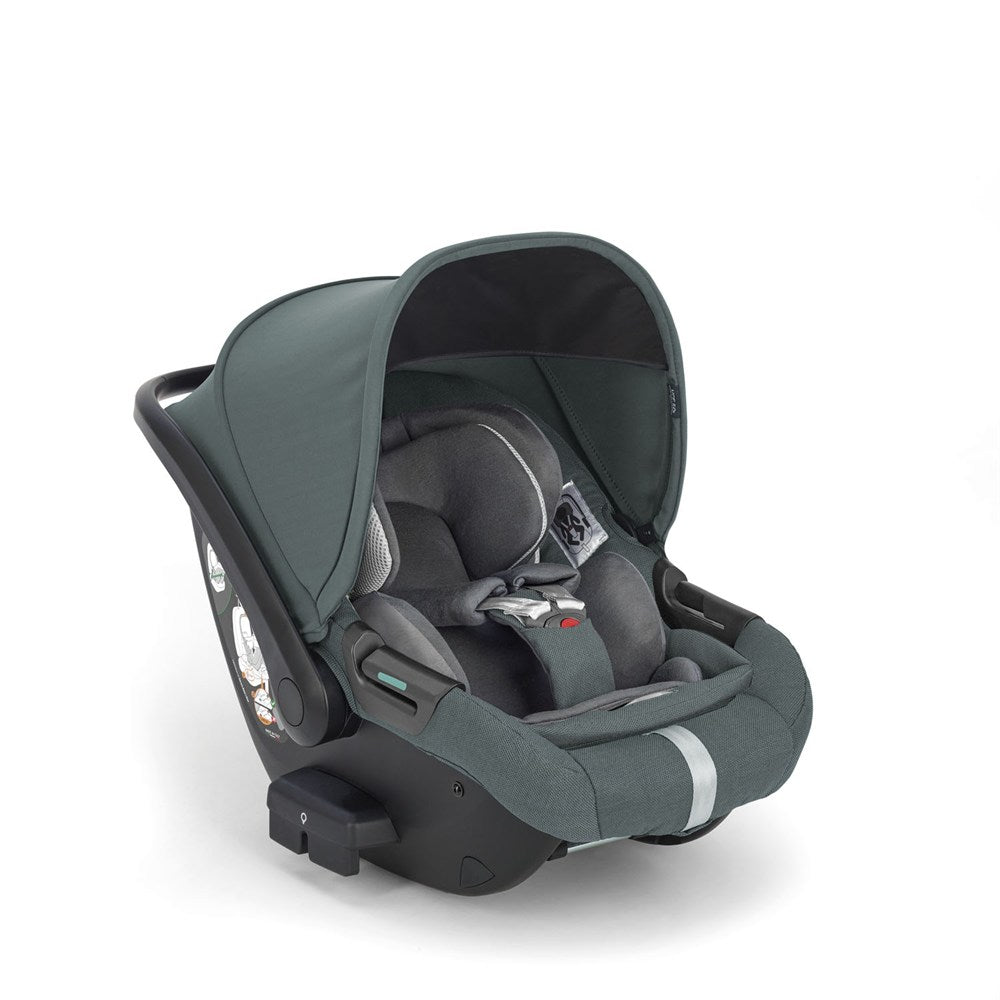 Inglesina Darwin Infant Recline i-Size Gr 0+ Yatırılabilen Bebek Ana Kucağı ve Oto Koltuğu 40-75 cm - Emerald Green
