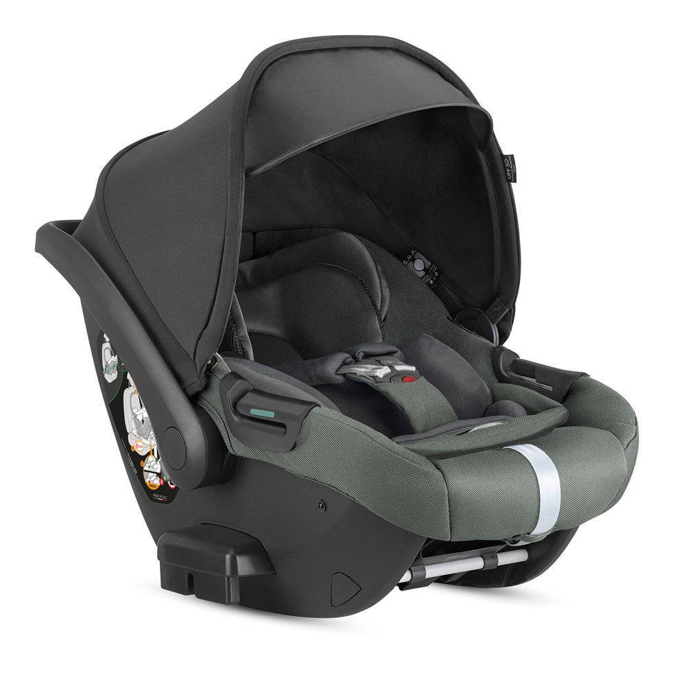 Inglesina Darwin Infant Recline i-Size Gr 0+ Yatırılabilen Bebek Ana Kucağı ve Oto Koltuğu 40-75 cm - Taiga Green