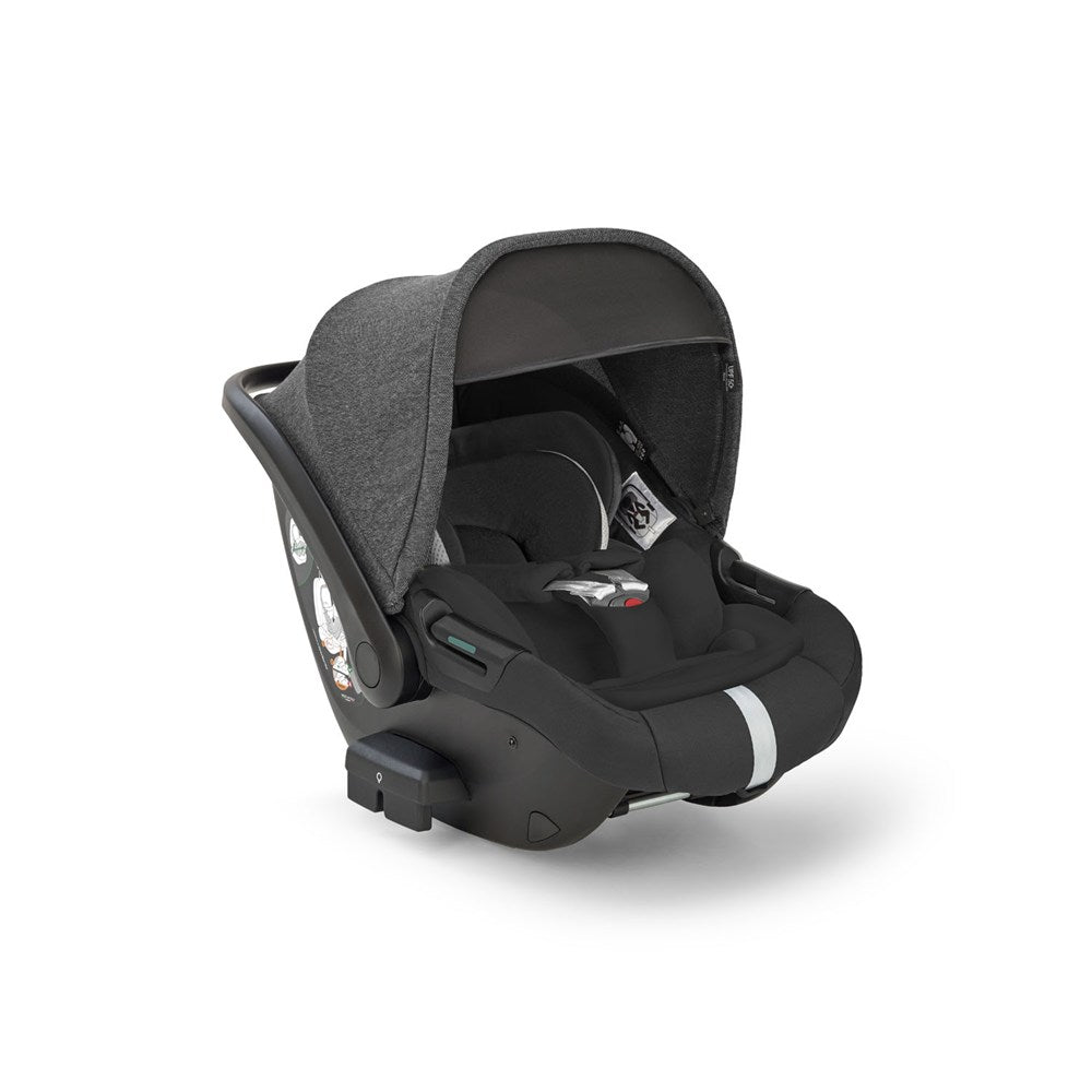 Inglesina Darwin Infant Recline i-Size Gr 0+ Yatırılabilen Bebek Ana Kucağı ve Oto Koltuğu 40-75 cm - Upper Black
