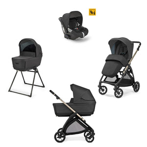 Inglesina Electa+ Bebek Arabası Darwin Infant 4'lü Sistem - Upper Black