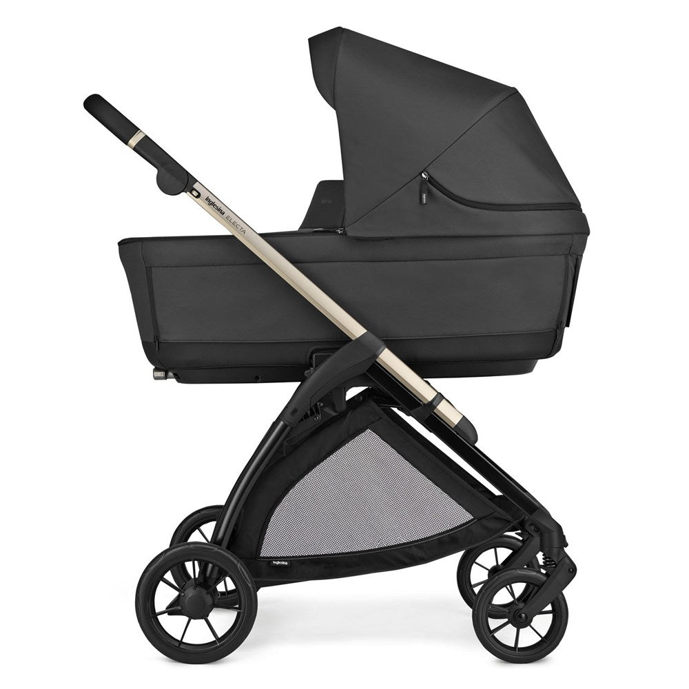 Inglesina Electa+ Bebek Arabası 360 Bazalı Darwin Recline 5'li Sistem Upper Black