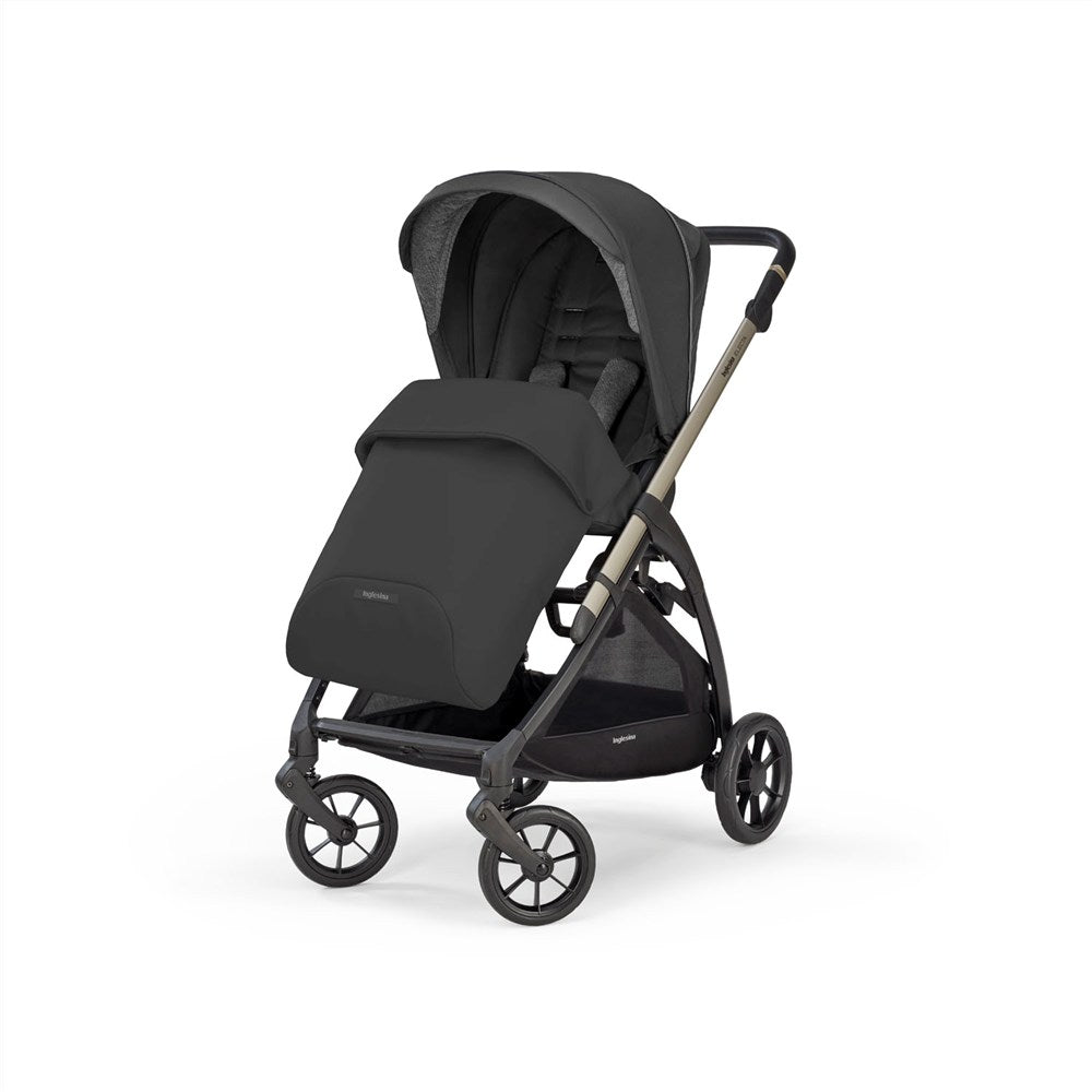 Inglesina Electa Tek El Tek Hamle ile Katlanıp Açılan Çift Yön Bebek Arabası - Upper Black