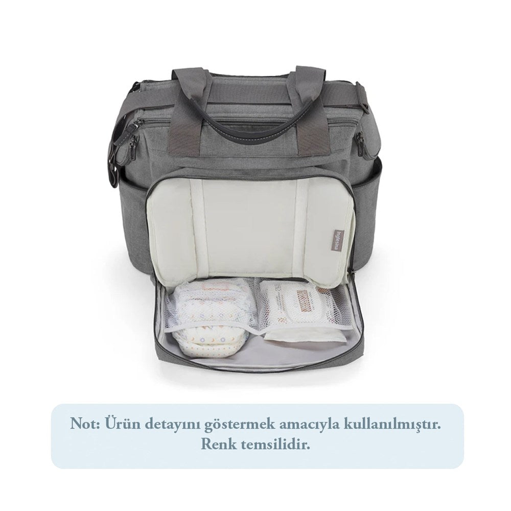 Inglesina Electa+ Dual Anne Bebek Bakım Çantası - Garage Grey