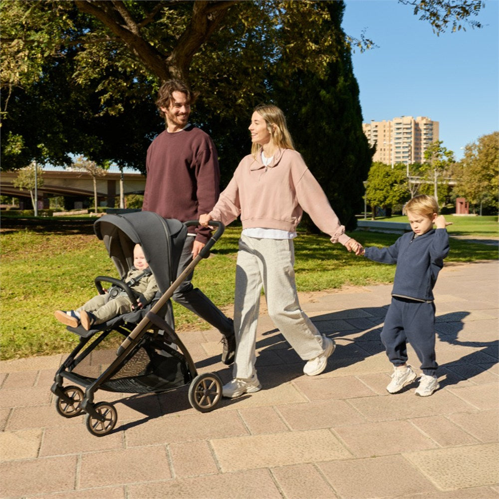 Inglesina Electa Plus Bebek Arabası & Darwin Recline Evo Ana Kucaklı 4'lü Sistem - Garage Grey