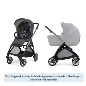 Inglesina Electa Plus Tek El Tek Hamle ile Katlanıp Açılan Çift Yön Bebek Arabası - Hangar Beige